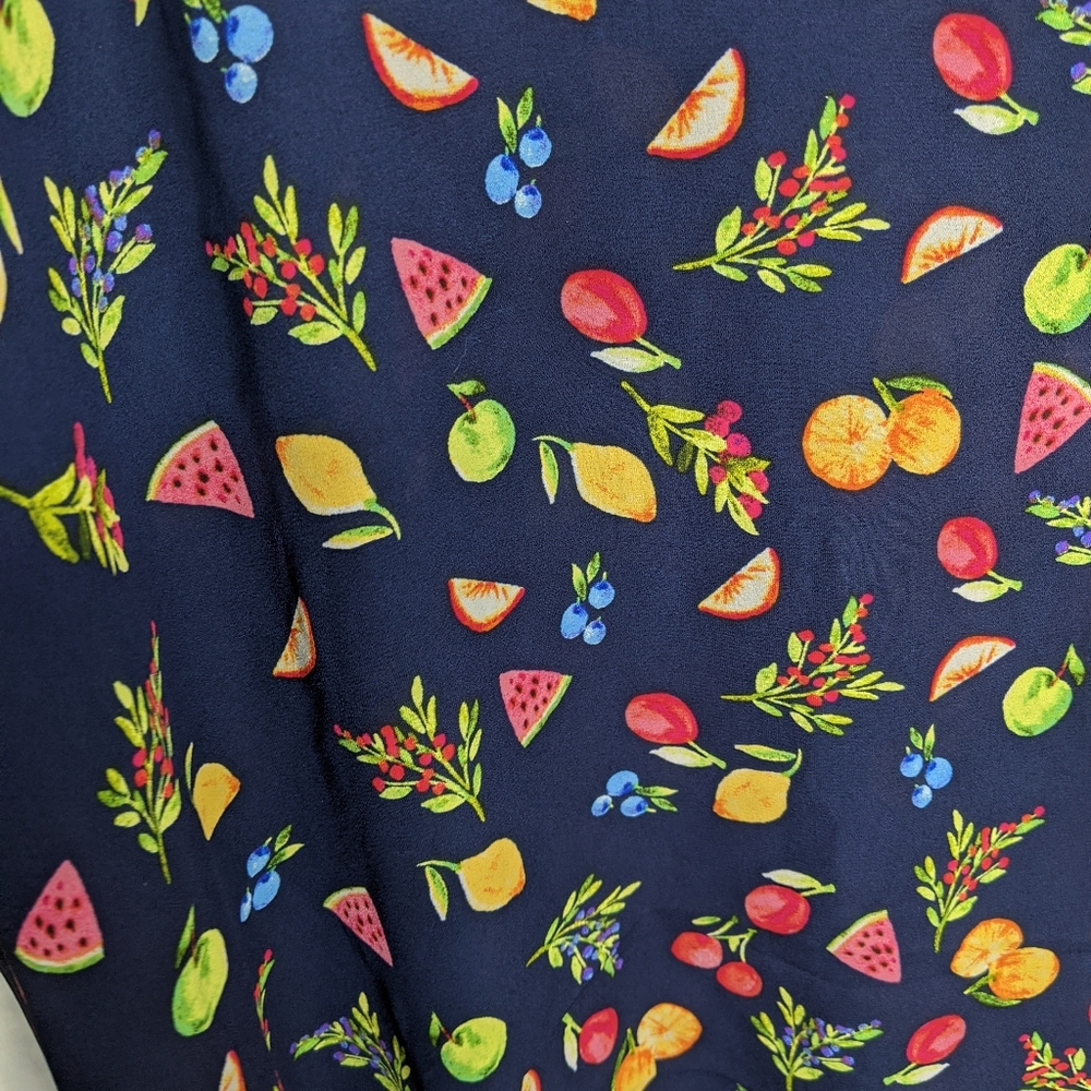 Philosophy Fruit Split Neck Blouse - image 5